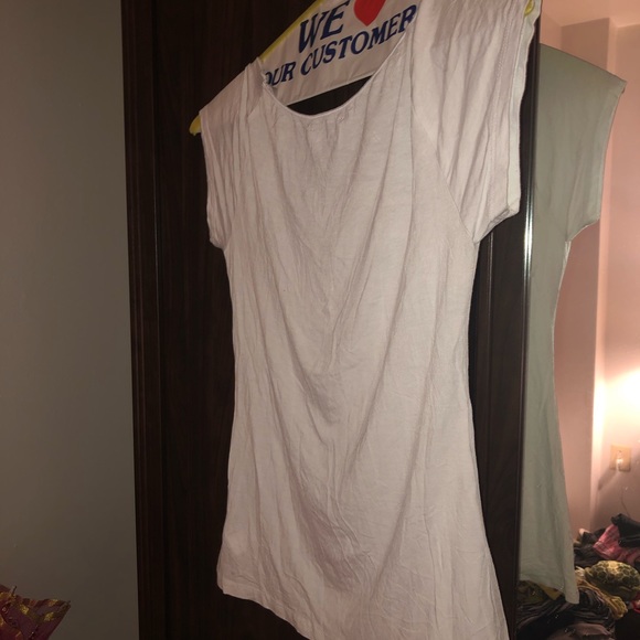 Bebe white & gold “Sleigh all day” holiday shirt - Picture 6 of 6